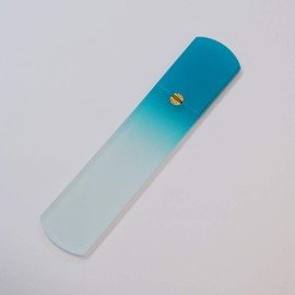 [Made in Czech] Glass huttokeafairu Coarse/Fine Double Sided Type Pastel Blue