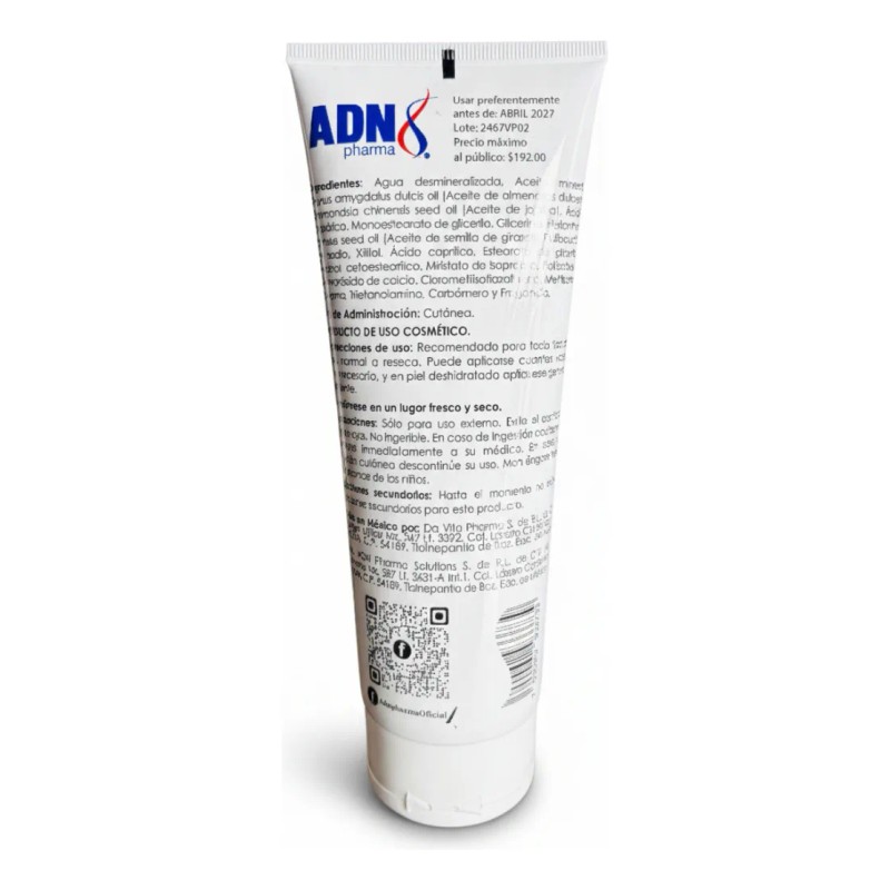 Adn Pharma Crema Corporal Aceite Almendras Dulces Hidratación Profunda 240