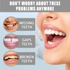 False Teeth Set for Adults,Clip in Veneers Teeth Top and