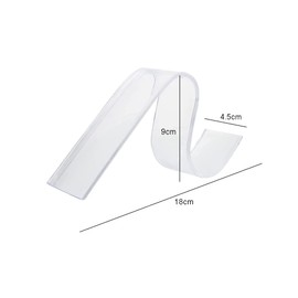 4 Pieces Acrylic Belt Display Stands Clear Acrylic Belt Holder Belt Organizer Belt Display Case Girdle Display Holder Belt Case Belt Storage Holder Display Case Belt Rack, Style 3