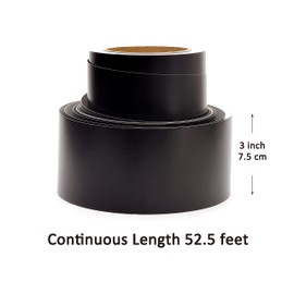 Youngever 52.5 ft Bulletin Board Borders Confetti Border for Classroom Decoration (Solid Black)