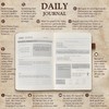 Leather Christian Bible Journal for Men, Prayer Journal for Scripture