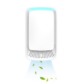 Plug In Air Purifier - Ionizer Air Purifier, Negative Ion Technology for Home Quiet Operation Negative Ion Air Purifier for Bedroom, Office,Pet Room,Bathroom White (1)