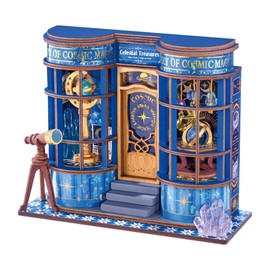 Rolife DIY Miniature House Kit 1:32 Astronomy Shop Diorama Dollhouse Tiny House Model Building Set, Hobby Crafts for Adults Gifts for Him Her