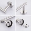 KES SUS304 A2000S50B-2 Towel Rail Stainless Steel 50 cm Wall