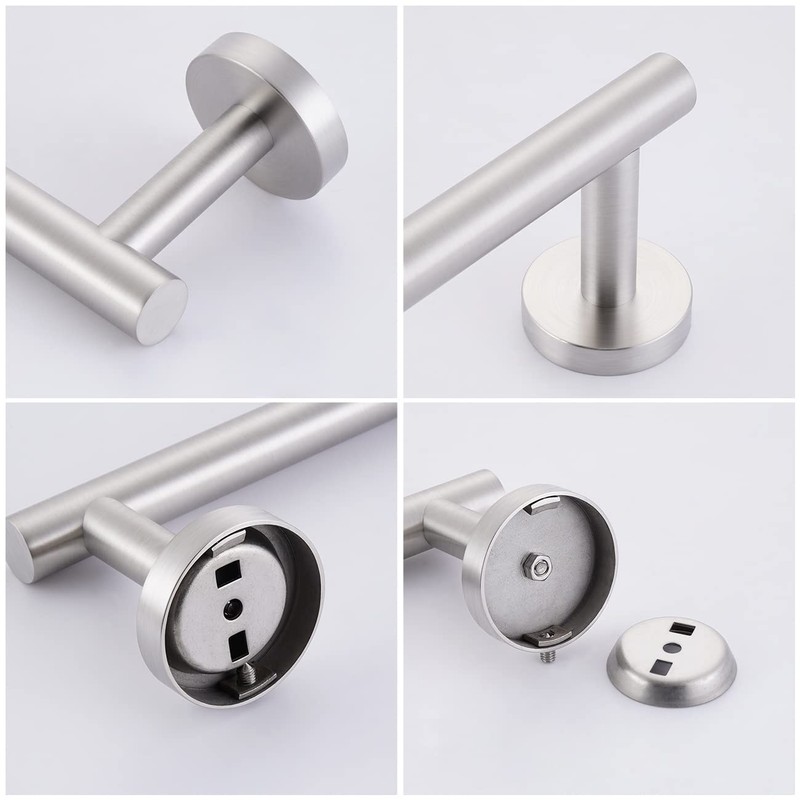 KES SUS304 A2000S50B-2 Towel Rail Stainless Steel 50 cm Wall