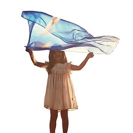 Sarah's Silks Royal Blue Playsilk - 100% Silk, Waldorf Toys, Bright Colored Play Scarves for Toddlers to use for Pretend Play | Montessori Toy for Kids