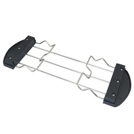 ZCZQC Bread Baking Rack Toast Cooling Rack Bread Machine Toaster Rack Home Oven Rack Food Rack 26CM For Toast Trimmings Heated Cinnamon Rolls Biscuits Barbecue Picnic Toaster Accessories Black