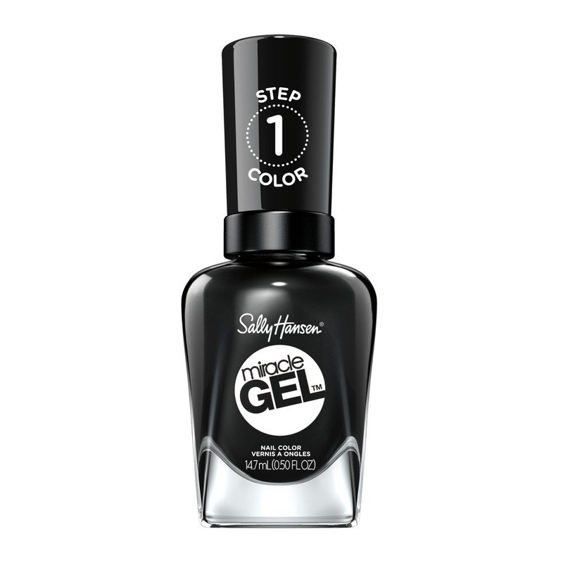 Sally Hansen Esmalte para Uñas Miracle Gel, Blacky O', 14.7ml