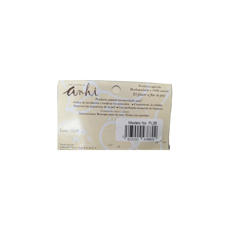 Lufa Estropajo Zacate Para Cuerpo - Esponja de Baño Exfoliante