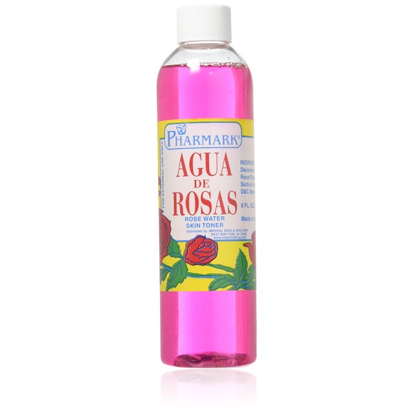 Agua De Rosas 8 Oz. Rose Water by Pharmark