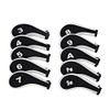 Golf Iron Covers Set of 10 Headcovers with Count Printed,