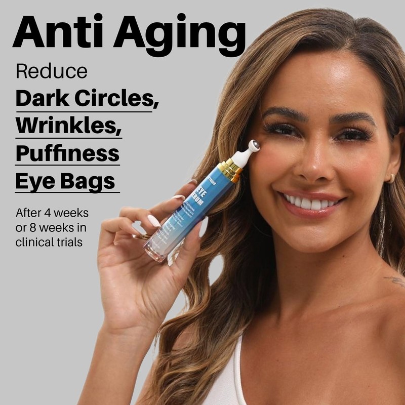 Caffeine Eye Cream for Dark Circles, Pro-Retinol Eye Serum Anti