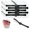 100Pcs Black Handmade Food Baking Seal Stickers for Pastry Wrapping