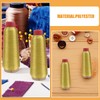 SEWACC 2rolls Metallic Embroidery Thread Reflective Glitter Floss for Sewing