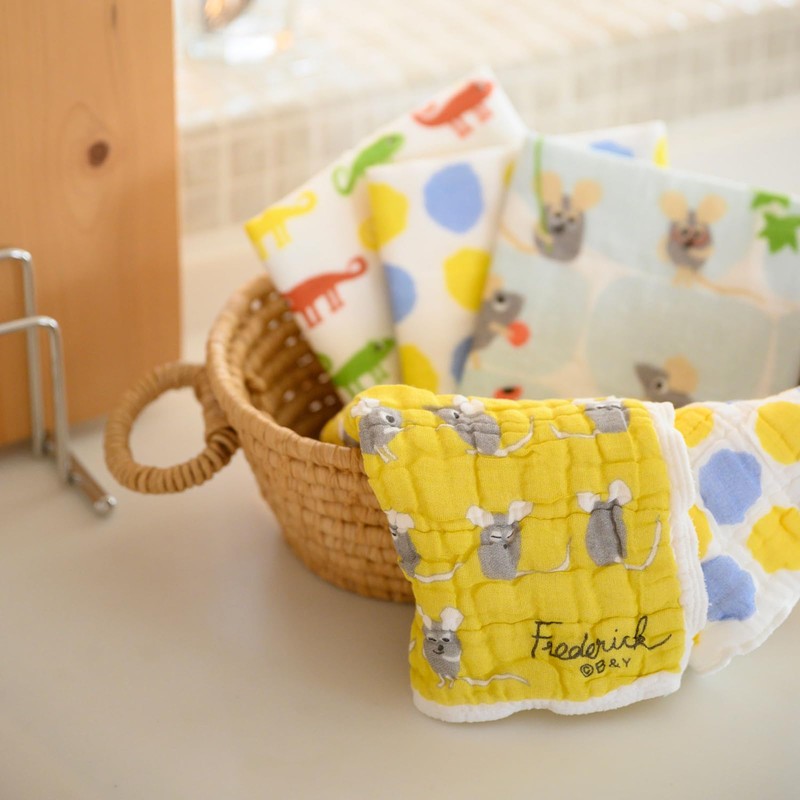 Aito 278603 Leo Lionni Mosquito Net Fabric Dish Towel, Approx.