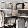 3Pack Stackable Foldable Storage Bin - Metal Frame Storage Box