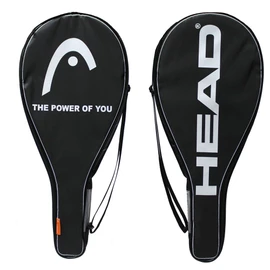 HEAD Tennis Racquet Cover Bag - Lightweight Padded Racket Carrying Bag w/ Adjustable Shoulder Strap,Black / White, 1 Racket