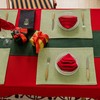 Home Brilliant Green Placemats for St Patricks Day Dinner Soft