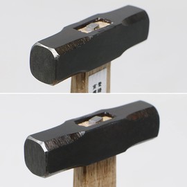 KAKURI Mini Hammer for Crafts and Hobby, Lightweight 3.5 oz, Japanese GENNO Precision Small Hammer Tool, Double Face Octagonal Head, Wood Handle, Made in JAPAN