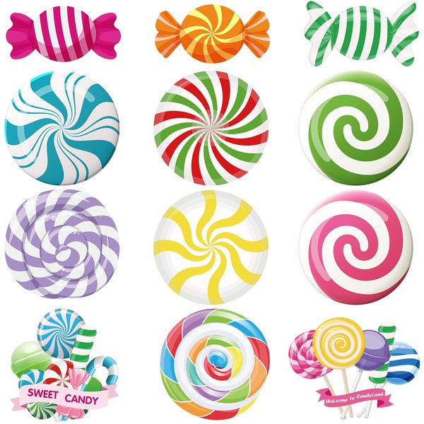Pasimy 60 Pcs Candy Decorations Candy Bulletin Board Set Candies