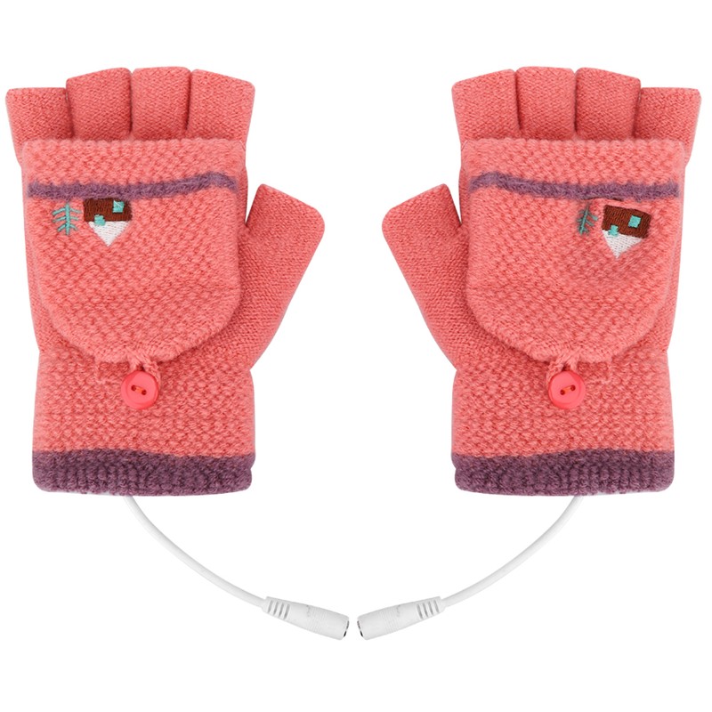 Women Female Double Sided USB Electric Heating Charging Warm Thermal