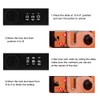 Cash Box with Money Tray and Combination Lock Metal Money