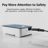 Portable Space Heater YOUCIDI Mini Desk Heater Electric Fan Air