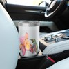 Hummingbird Feeding on Orchid Floral Nature Art Stainless Steel Insulated