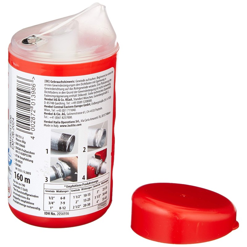 Loctite 55 Pipe Sealing Thread Cord for Water and Gas