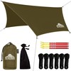 Swiss Outdoors Rain Fly Tarp | Waterproof Tent Shelter Canopy