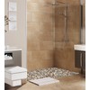 Parrotile Yosemite Matte Pebble Stone Tiles for Shower Floor Bathroom