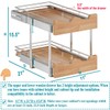 OCG Pull Out Cabinet Organizer 11" W x 21" D,