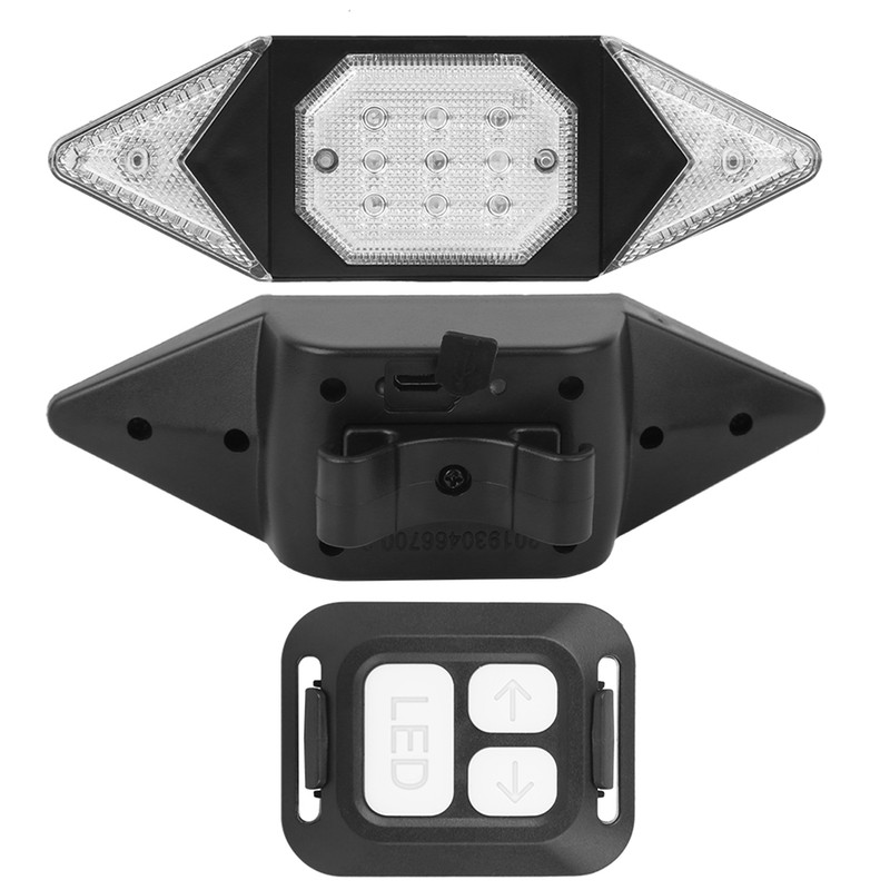 Bike Tail Turn Signal Light Safety Warning Bike Brake Rear