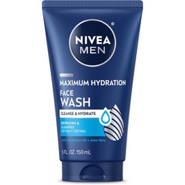 Moisturizing Face Wash por Nivea Limpiador Facial Humectante para Hombre, 150 ml (5 oz)