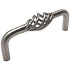 Cosmas 25 Pack 9992-96SN Satin Nickel Birdcage Cabinet Hardware Handle Pull - 3-3/4" Inch (96mm) Hole Centers