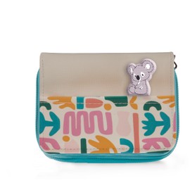 NICI Koala Purse 12 x 9.5 cm Colourful - Wallet Purse Coin Bag with Zip Bag for Girls and Teenagers, Fans Gift