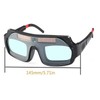 Welding Glasses, Fully Automatic Solar Powered Light Changing Welding Eye