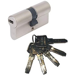 ABUS EC550 Profile Double Cylinder Length 45/60 mm with 5 Keys