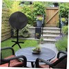 KONTONTY Portable Cover Lightweight Round Gas Grill Cover for Outdoor