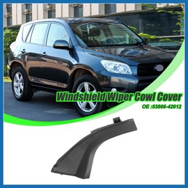 A ABSOPRO Front Right Windshield Wiper Cowl Cover Trim Wiper Cowl Trim Panel Fit for Toyota RAV4 2006-2012 No.53866-42012 - Pack of 1 Item Replacement