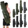 3 Layers Fishing Pole Bag Portable Folding Rod Carry Case