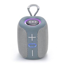 CONTROL EXPERT Bocina Bluetooth 8W Mini Bocina Portatil con Función Radio FM/USB/TF, Compatible con Phone, Tablet, Computadores, Ideal para Viajar y Campear (Gris)