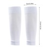 EUPSIIU 2 Pairs Football Sock Sleeves, White Football Socks, Soccer