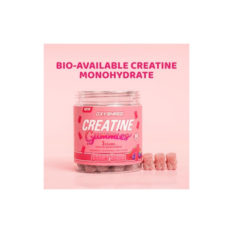 EHP LABS Creatine Gummies 3g Per Serving - Berry Bliss
