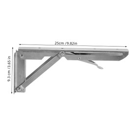 jojofuny Wall Shelf Bracket Triangular Support for Type Shelf Bracket for Bookshelves Kitchen Storage and Decorative Displays