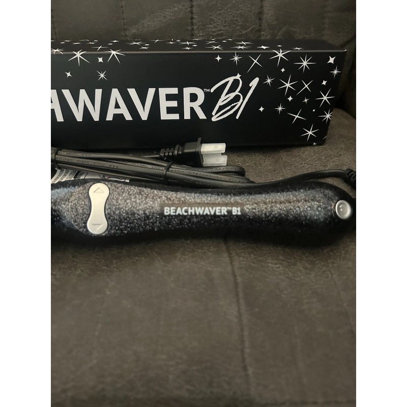 Beachwaver B1 Rotating Curling Iron Black GLITTER New In box