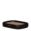 Sealskin Mind Soap Dish Cement Soap Dish with Removable Wooden