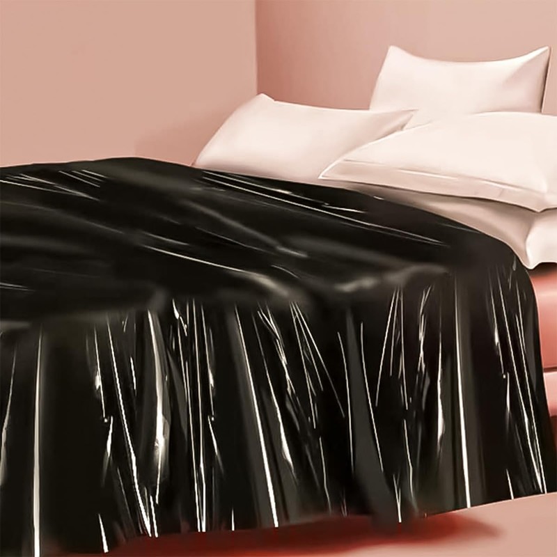 VOANZO 1 Piece Black Waterproof Mattress 1.3x2.2m PVC Thick Mattress