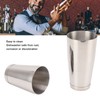 304 Stainless Steel Cocktail Shaker 2 Section Bartending Mixer Bar